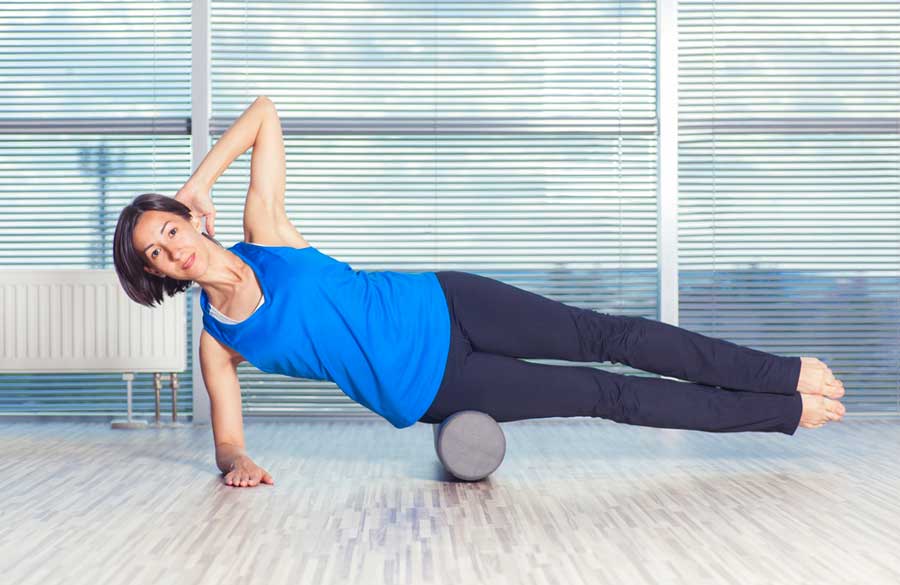 瑜珈滾輪可以幫助放鬆肌肉