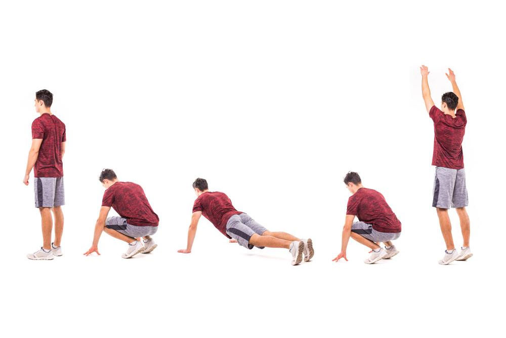 波比跳可以大量運動到全身肌肉，是一個非常有效率的運動。
