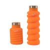 [Que Bottle] 環保 矽膠／食品不鏽鋼 伸縮水瓶 多種顏色 (600毫升 / 20盎司)
